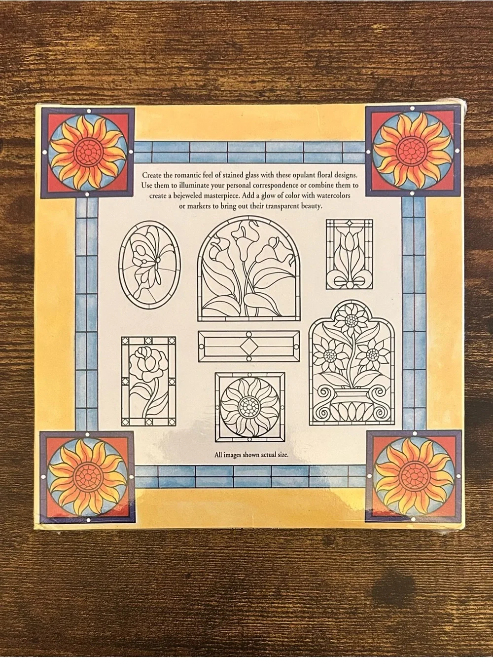 Floral Rubber Stamp Set UNMOUNTED (7 pcs.) by All Night Media - New in Box